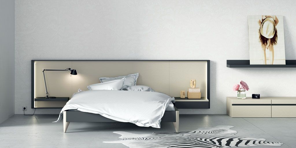 Fotografía de la composición Homage de dormitorio moderno