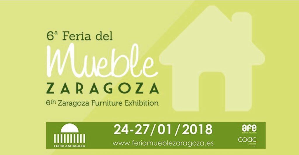 Cartel de la feria de mueble de Zaragoza 2018