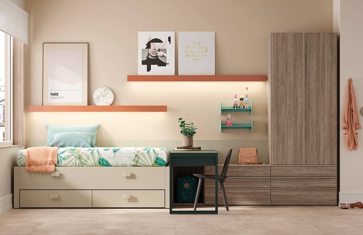 El mueble cama armario es ideal para las casas y espacios pequeños
