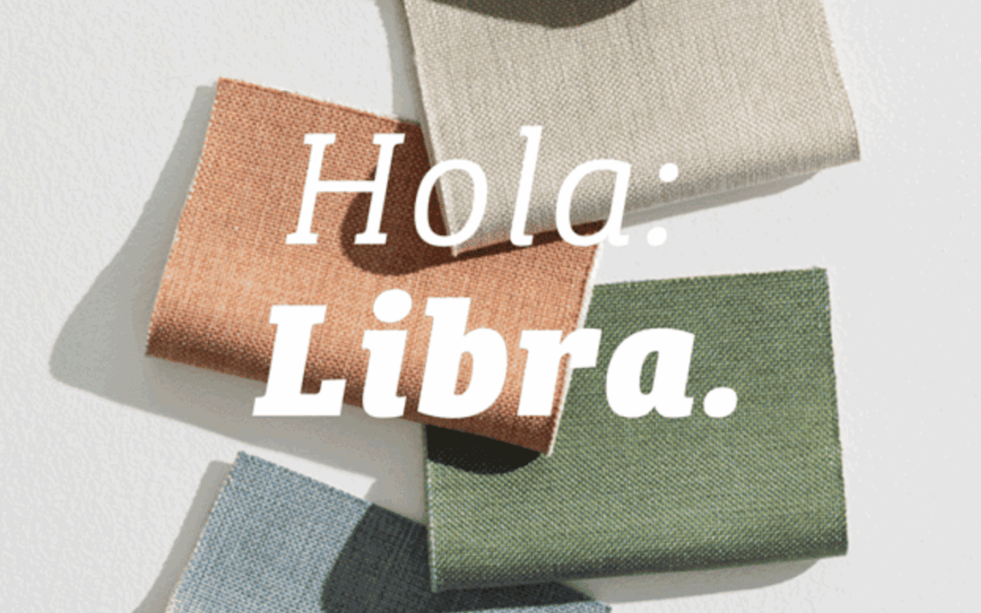 Colección Libra de Crevin al completo en los tapizados de Lagrama